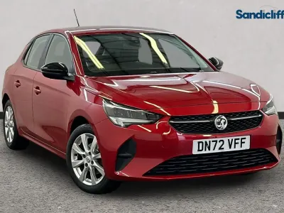 Used Vauxhall Corsa Design Edition 75 HP (55 kW) 2022 Red Hatchback