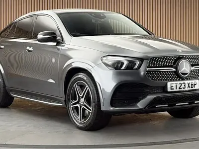 Used Mercedes GLE400 AMG line 330 HP (242 kW) 2022 Selenite grey Coupe