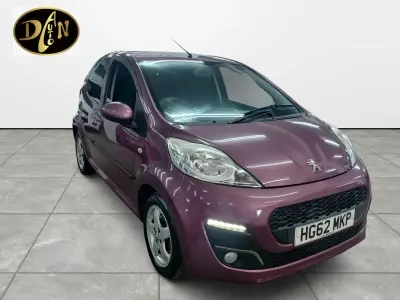 Used Peugeot 107 Allure 68 HP (50 kW) 2012 Purple Hatchback