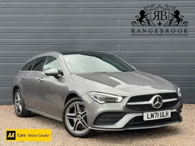Used Mercedes CLA250e Shooting Brake AMG line 2022 Grey Estate