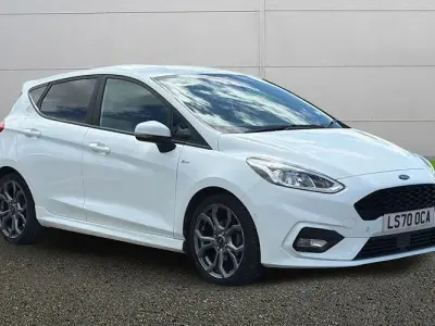 Used Ford Fiesta ST-Line 95 HP (69 kW) 2020 White Hatchback