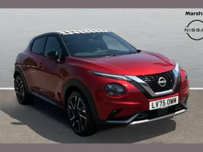 Used Nissan Juke Tekna+ 114 HP (83 kW) 2025 Fuji sunset red SUV