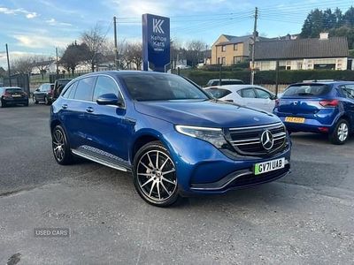 Used Mercedes EQC400 AMG line 300 kW (408 HP) 2022 Blue SUV