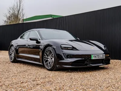 Used Porsche Taycan Performance Package 500 kW (680 HP) 2020 Black Sedan