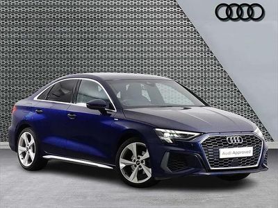 Used Audi A3 S-Line 150 HP (110 kW) 2023 Blue Sedan