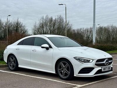 Used Mercedes CLA200 AMG line 163 HP (119 kW) 2021 White Coupe