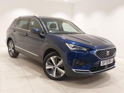 Used Seat Tarraco XCELLENCE 150 HP (110 kW) 2021 Blue SUV