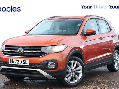Orange Used 2022 VW T-Cross SE SUV | £15,399 (Fair price)