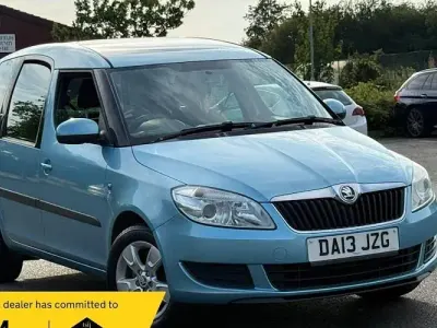 Used Skoda Roomster SE 105 HP (77 kW) 2013 Blue MPV
