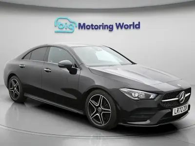Begagnad Mercedes CLA200 AMG line 163 HK (119 kW) 2022 Svart Sportkupé