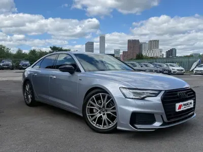 Used Audi A6 Black Edition 204 HP (150 kW) 2021 Silver Sedan