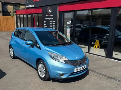 Begagnad Nissan Note Acenta Premium 80 HK (58 kW) 2015 Blå Halvkombi
