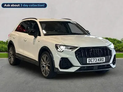 Used Audi Q3 Black Edition 147 HP (108 kW) 2024 White SUV