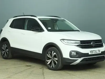 Used VW T-Cross Black Edition 115 HP (84 kW) 2024 White SUV