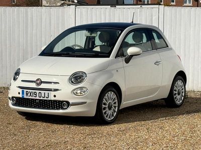 Used Fiat 500 Lounge 69 HP (50 kW) 2019 White Hatchback