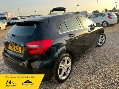 Used Mercedes A180 109 HP (80 kW) 2014 Black Hatchback