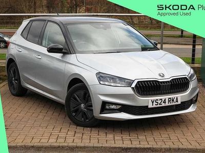 Used Skoda Fabia Colour Edition 113 HP (83 kW) 2024 Brilliant silver metallic black magic pearl effect Hatchback