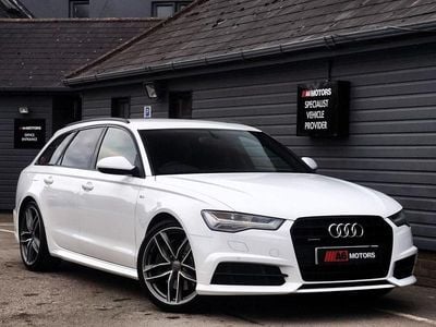 White Used 2017 Audi A6 Black Edition Estate | £23,489 (Expensive)