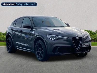 Grey Used 2019 Alfa Romeo Stelvio Quadrifoglio SUV | £38,790 (Fair price)