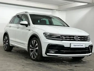 Używany VW Tiguan R-line 150 KM (110 kW) 2020 Biały SUV