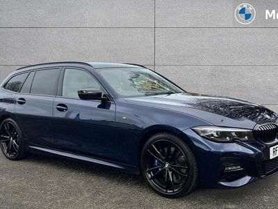 Used BMW 330 M Sport 258 HP (189 kW) 2021 Blue Estate