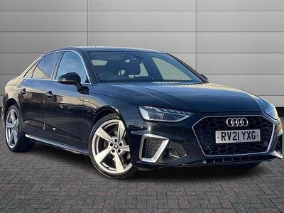 Used Audi A4 S-Line 163 HP (119 kW) 2021 Black Sedan