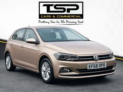 Usado VW Polo SE 95 HP (69 kW) 2018 Bege Citadino