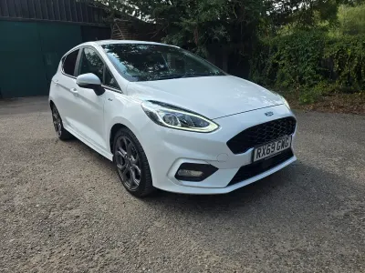 Used Ford Fiesta ST-Line 125 HP (91 kW) 2019 White Hatchback