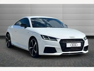 Used Audi TT Black Edition 227 HP (166 kW) 2018 White Coupe
