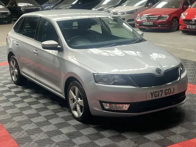 Used Skoda Rapid SE 110 HP (80 kW) 2017 Silver Hatchback