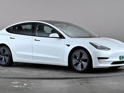 White Used 2021 Tesla Model 3 Standard Range Sedan | £17,598 (Fair price)