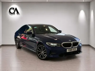 Used BMW 320 Sport Line 190 HP (139 kW) 2019 Blue Sedan