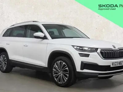 Used Skoda Kodiaq SE L Executive 150 HP (110 kW) 2023 White SUV