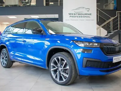 Used Skoda Kodiaq SportLine 200 HP (147 kW) 2023 Blue SUV