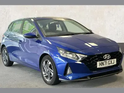 Used Hyundai i20 99 HP (72 kW) 2021 Blue Hatchback