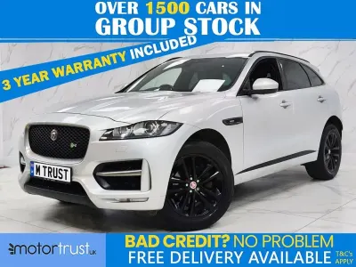 Used Jaguar F-Pace R-Sport 180 HP (132 kW) 2018 Silver SUV