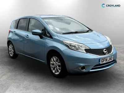 Used Nissan Note Acenta Premium 90 HP (66 kW) 2014 Blue Hatchback