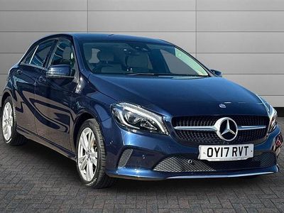Used Mercedes A180 Premium 109 HP (80 kW) 2017 Blue Hatchback