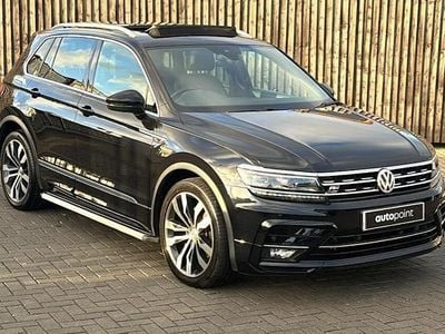 Black Used 2017 VW Tiguan R-line SUV | £17,299 (Fair price)