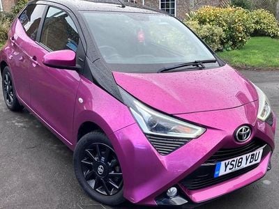 Used Toyota Aygo X-cite 72 HP (52 kW) 2018 Mauve/purple Hatchback