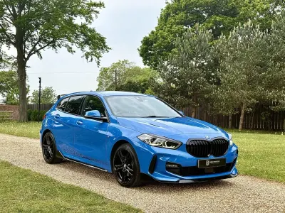 Usado BMW 116 M Sport 2020 Azul Utilitario