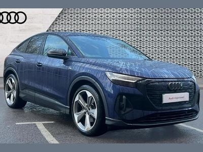 Used Audi Q4 Sportback e-tron Black Edition 125 kW (170 HP) 2025 Blue SUV
