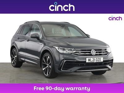 Grey Used 2021 VW Tiguan R-line SUV | £22,399 (Fair price)