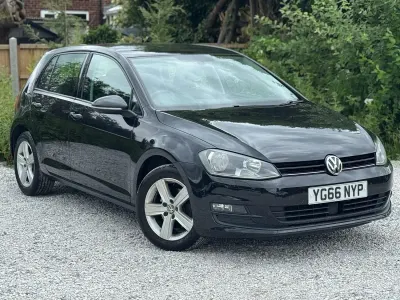 Used VW Golf VII Edition 125 HP (91 kW) 2016 Black Hatchback