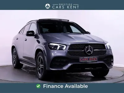 Begagnad Mercedes GLE400 AMG Line Premium Plus 2023 Grå Sportkupé