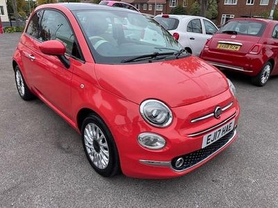 Pink Used 2017 Fiat 500 Lounge Hatchback | £5,975 (A bit pricey)