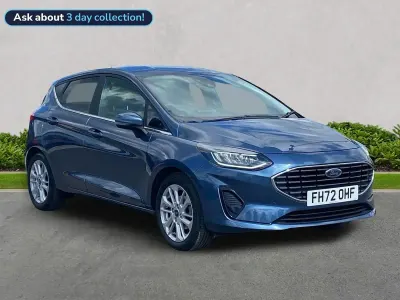 Used Ford Fiesta Titanium 2023 Blue Hatchback