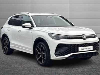 Pure white Used 2025 VW Tiguan R-line SUV | £35,850 (Expensive)