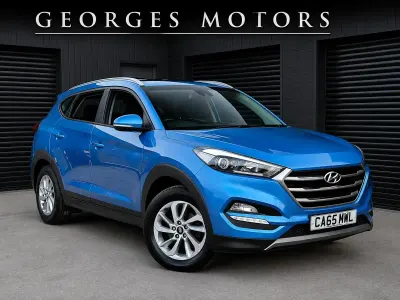 Used Hyundai Tucson SE 116 HP (85 kW) 2015 Blue SUV