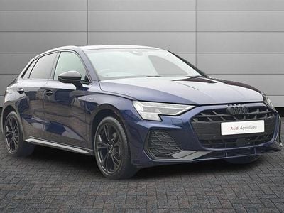 Used Audi A3 e-tron Black Edition 204 HP (150 kW) 2025 Navarra blue Hatchback